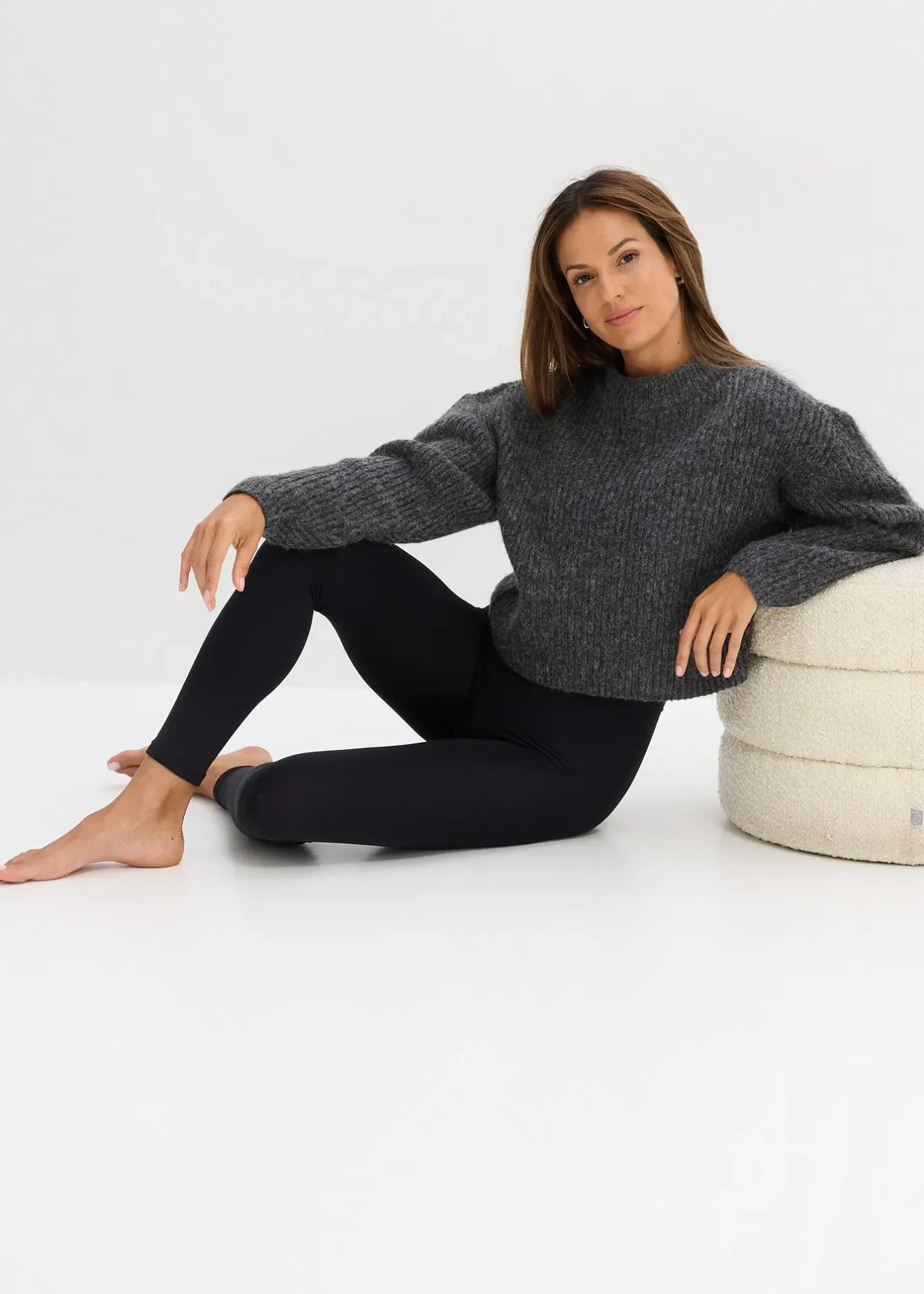 Femme bonprix Lingerie Thermo|Pantalons|Legging thermique polaire 140den