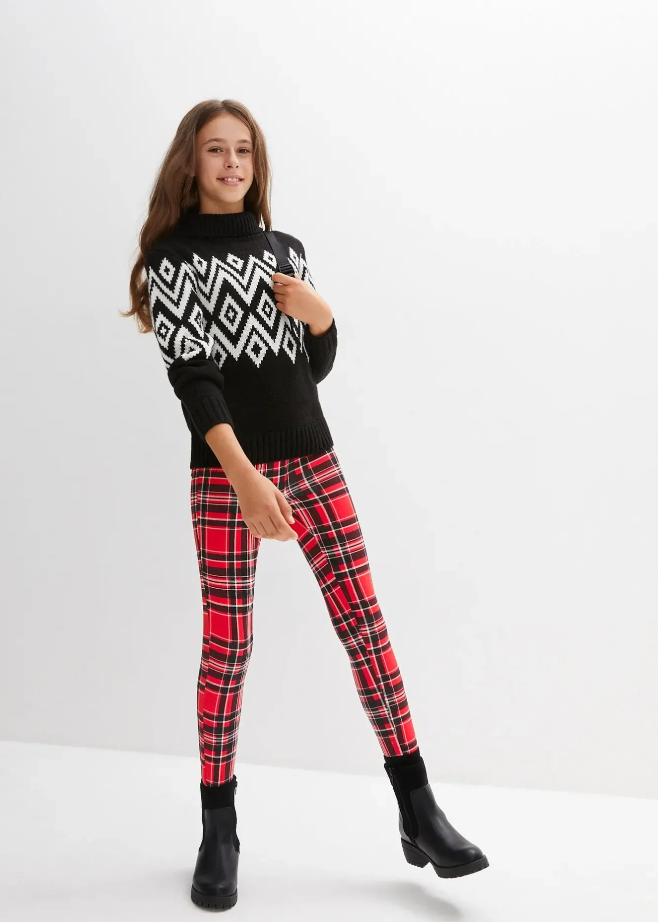 Enfant bonprix Vêtements Enfant|Filles 9-16 Ans·Pantalons & Leggings|Legging thermo fille à carreaux