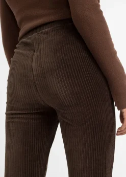 bonprix Legging évasé en velours côtelé|Femme Pantalons