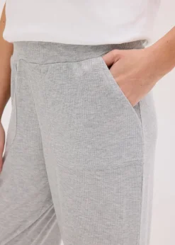 bonprix Léger pantalon d’intérieur en matière côtelée|Femme Homewear|Lingerie Nuit