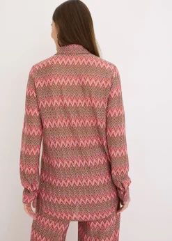 Femme bonprix Deux Pièces & Ensembles|Chemisiers|Long chemisier aspect crochet