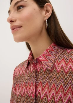 Femme bonprix Deux Pièces & Ensembles|Chemisiers|Long chemisier aspect crochet