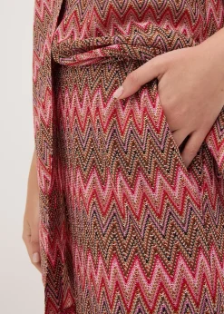 Femme bonprix Deux Pièces & Ensembles|Chemisiers|Long chemisier aspect crochet