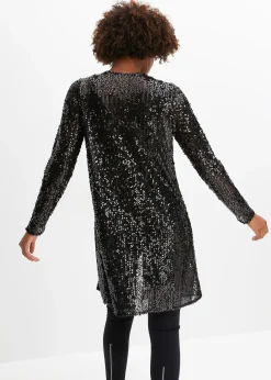 bonprix Long gilet à sequins|Femme Mode Festive|Vestes & Manteaux