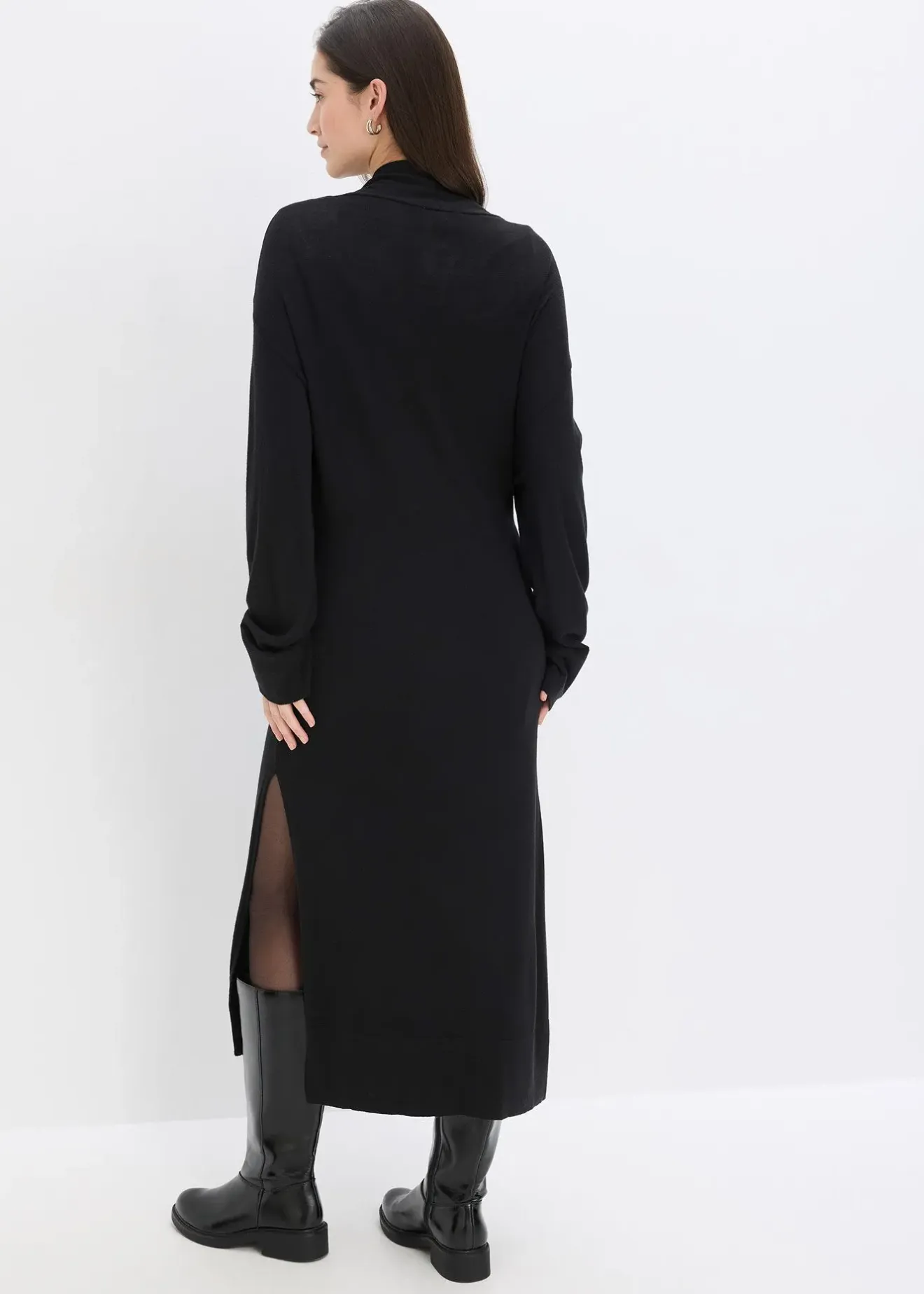 bonprix Long gilet en maille douce, viscose majoritaire|Femme Maille|Pulls & Gilets