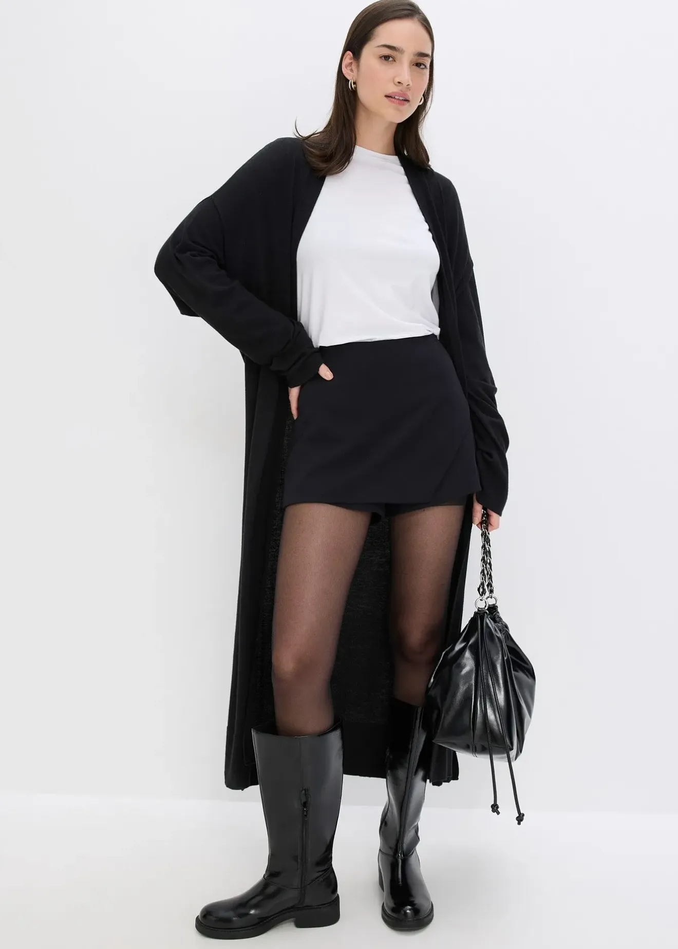 bonprix Long gilet en maille douce, viscose majoritaire|Femme Maille|Pulls & Gilets