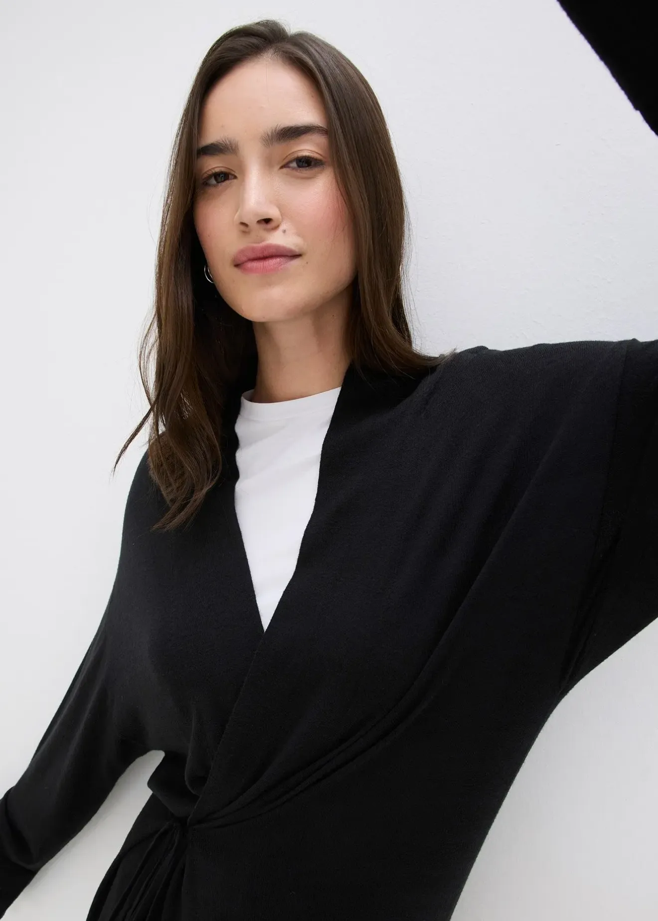 bonprix Long gilet en maille douce, viscose majoritaire|Femme Maille|Pulls & Gilets