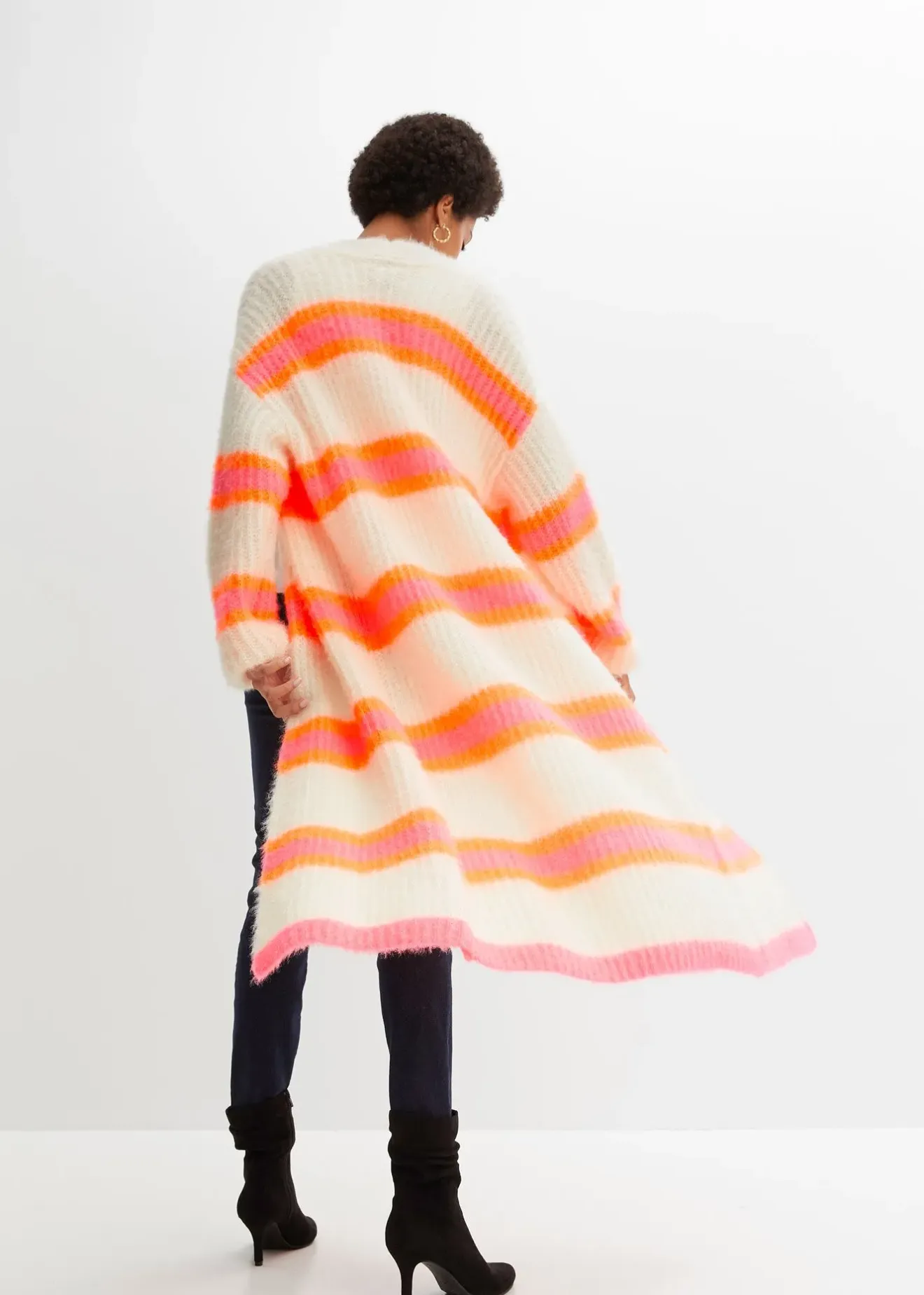 bonprix Long gilet en maille oversize|Femme Maille|Pulls & Gilets