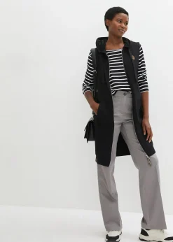bonprix Long gilet sweat sans manches|Femme Sweats|Vestes & Manteaux