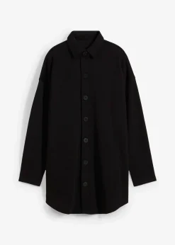 bonprix Longue veste molletonnée à poches|Femme Sweats