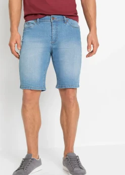 Homme bonprix Shorts|Jeans|Lot de 2 bermudas en jean extensible, regular
