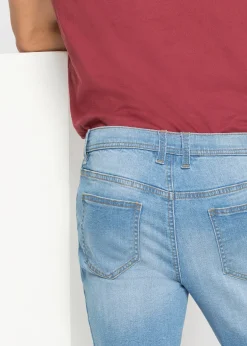 Homme bonprix Shorts|Jeans|Lot de 2 bermudas en jean extensible, regular