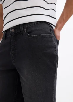 Homme bonprix Shorts|Jeans|Lot de 2 bermudas en jean extensible, regular