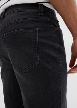 Homme bonprix Shorts|Jeans|Lot de 2 bermudas en jean extensible, regular