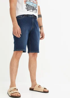 bonprix Lot de 2 bermudas en jean extensible, regular|Homme Shorts|Jeans