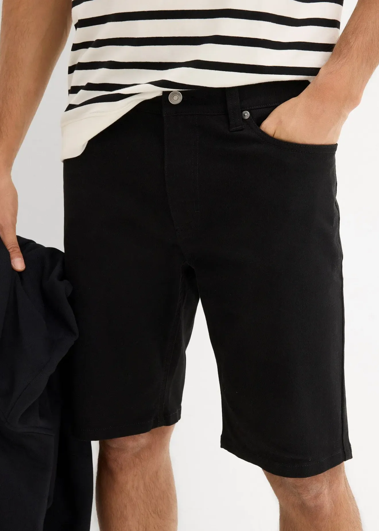 Homme bonprix Shorts|Pantalons|Lot de 2 bermudas extensibles, Regular