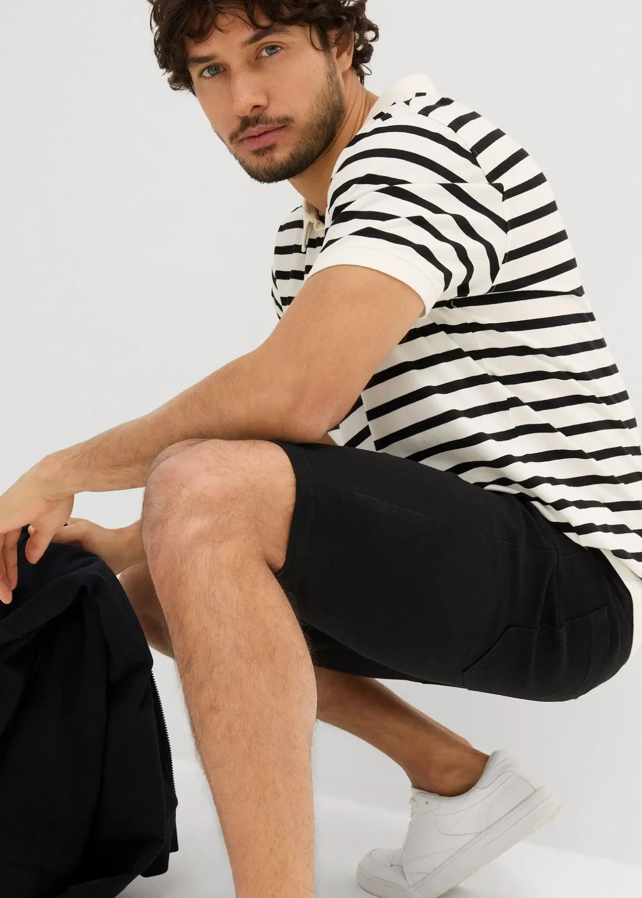 Homme bonprix Shorts|Pantalons|Lot de 2 bermudas extensibles, Regular