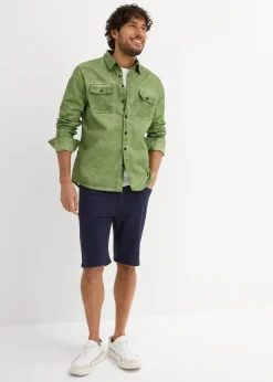 bonprix Lot de 2 bermudas extensibles, Regular|Homme Shorts|Pantalons