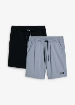 bonprix Lot de 2 bermudas sweat|Homme Shorts|Vêtements De Sport