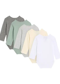 Enfant bonprix Vêtements Enfant|Lot De 2 Articles Et Plus|Lot de 5 bodies bébé manches longues
