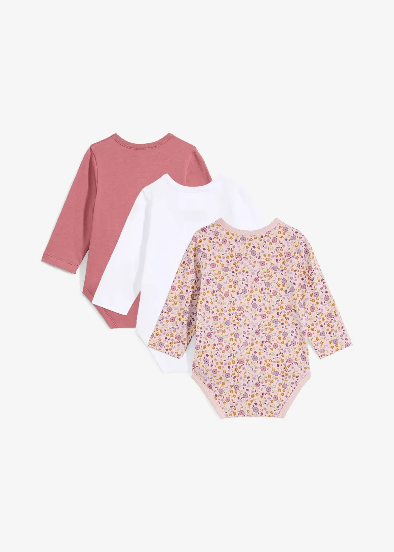 bonprix Lot de 3 bodys bébé style portefeuille|Enfant Vêtements Enfant|Lot De 2 Articles Et Plus