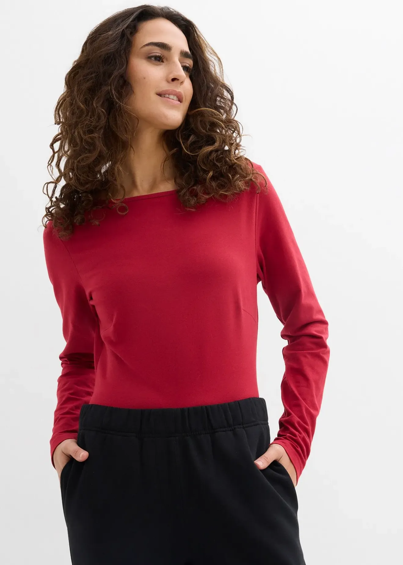 bonprix Lot de 2 bodys manches longues|Femme Basiques|T-Shirts & Tops