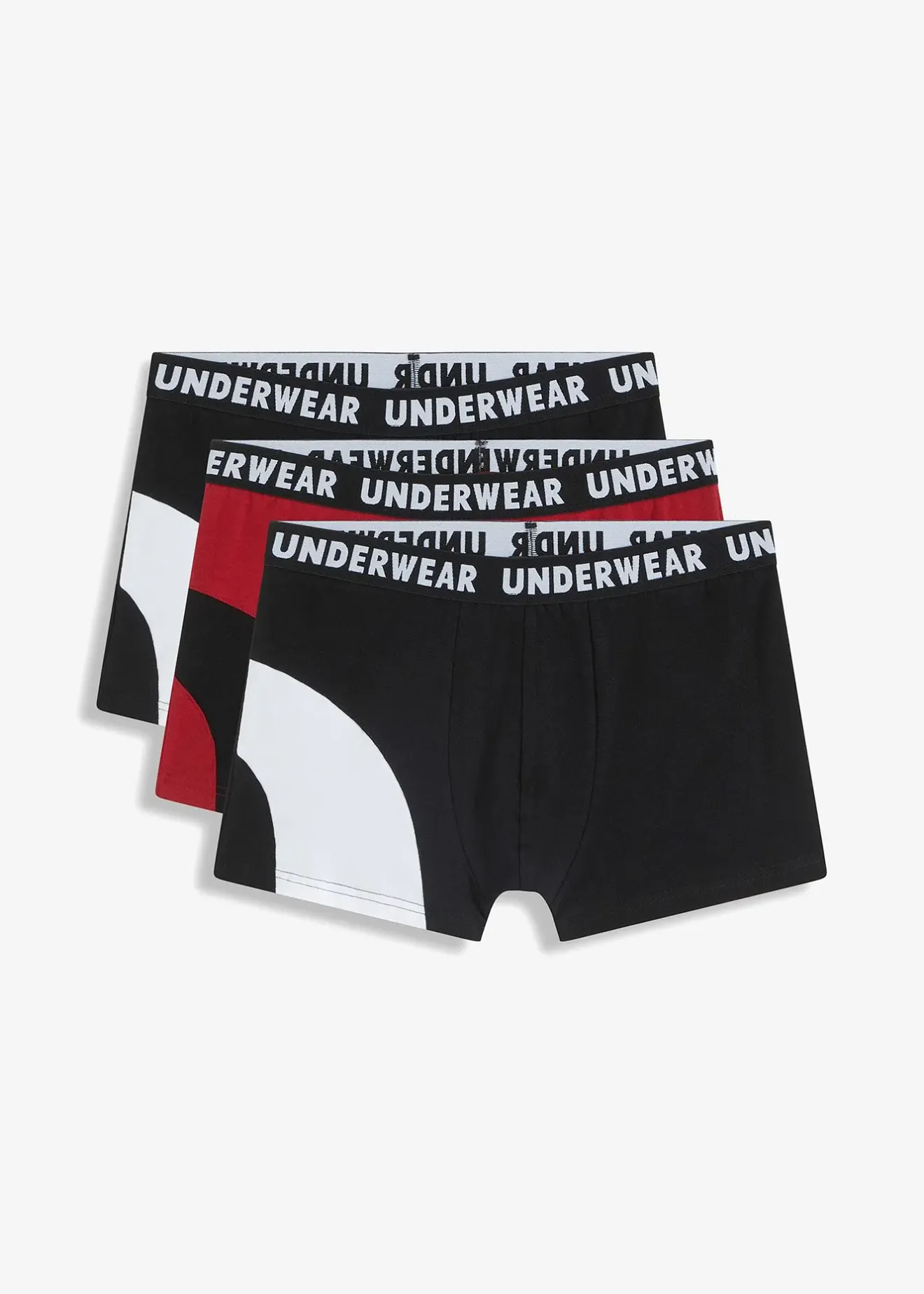 bonprix Lot de 3 boxers coton|Homme Caleçons|Sous-Vêtements