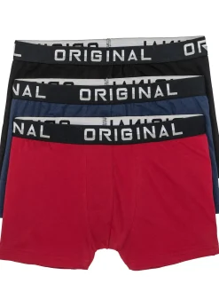 bonprix Lot de 3 boxers coton|Homme Caleçons|Sous-Vêtements
