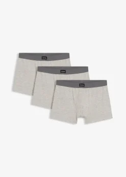 bonprix Lot de 3 boxers coton|Homme Caleçons|Sous-Vêtements