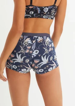 bonprix Lot de 4 boxers femme avec coton|Femme Lingerie Coton|Bas