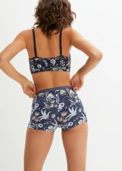 bonprix Lot de 4 boxers femme avec coton|Femme Lingerie Coton|Bas