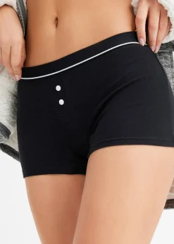 bonprix Lot de 4 boxers femme coton|Femme Lingerie Coton|Bas