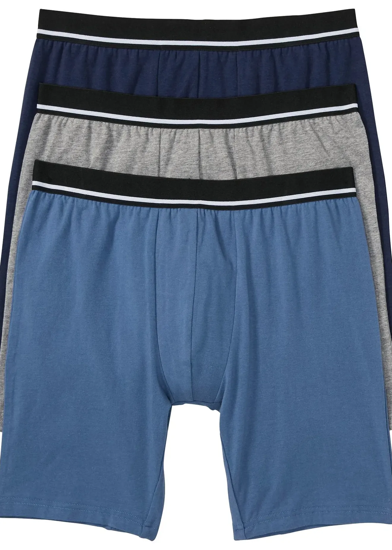 Homme bonprix Caleçons|Sous-Vêtements|Lot de 3 boxers longs