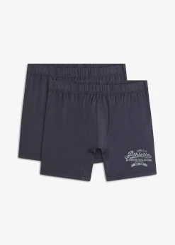 Homme bonprix Caleçons|Sous-Vêtements|Lot de 2 boxers longs avec coton