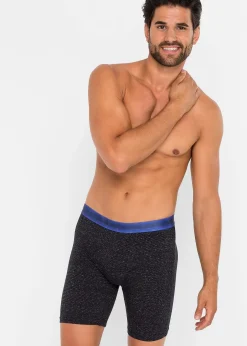 Homme bonprix Caleçons|Sous-Vêtements|Lot de 2 boxers longs coton