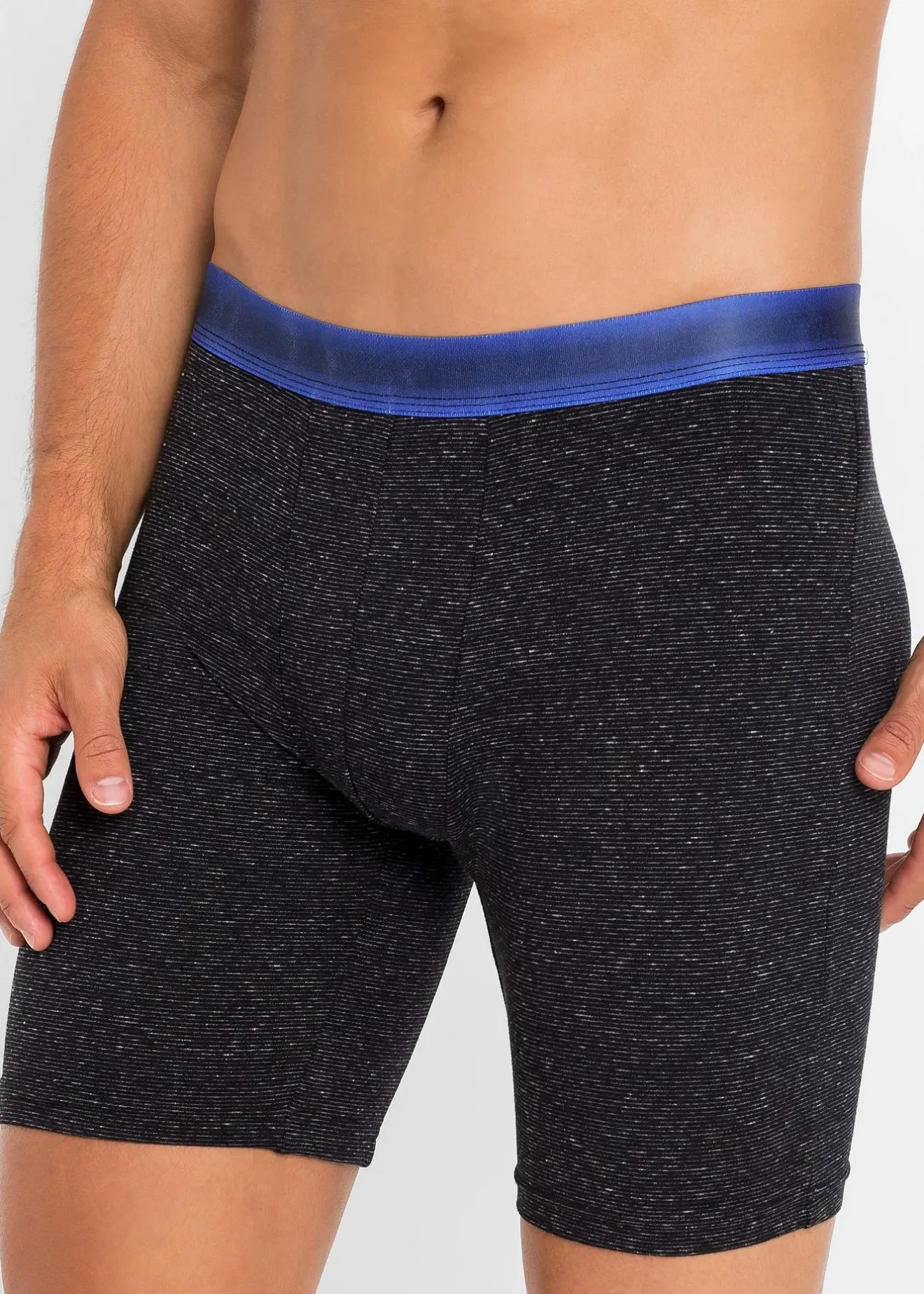 Homme bonprix Caleçons|Sous-Vêtements|Lot de 2 boxers longs coton