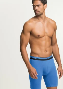Homme bonprix Caleçons|Sous-Vêtements|Lot de 2 boxers longs coton