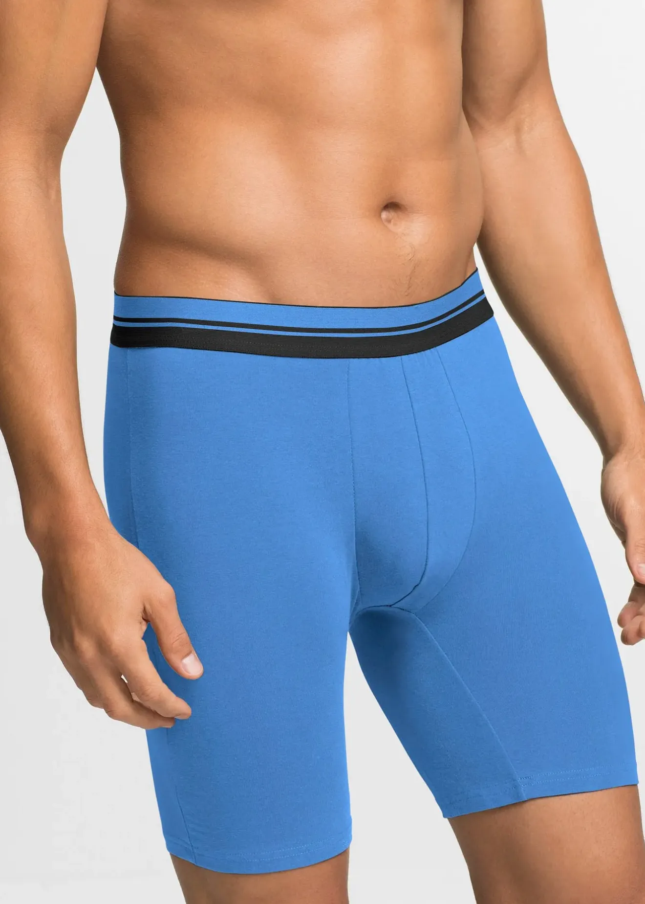 Homme bonprix Caleçons|Sous-Vêtements|Lot de 2 boxers longs coton