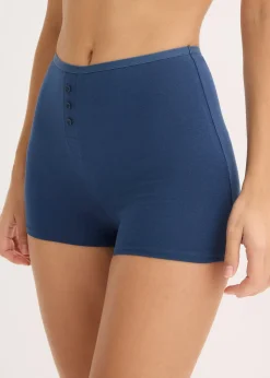 Femme bonprix Basiques|Lingerie Coton|Lot de 4 boxers taille haute