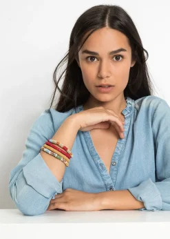 bonprix Lot de 4 bracelets|Femme Bijoux|Vêtements De Plage