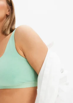 Femme bonprix Sous-Vêtements Sport|Lingerie Coton|Lot de 3 brassières coton extensible