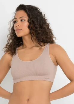 Femme bonprix Sans Couture|Basiques|Lot de 2 brassières côtelées sans coutures Feel Comfort