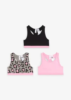 Enfant bonprix Lot De 2 Articles Et Plus|Filles·Culottes & Brassières|Lot de 3 brassières douces