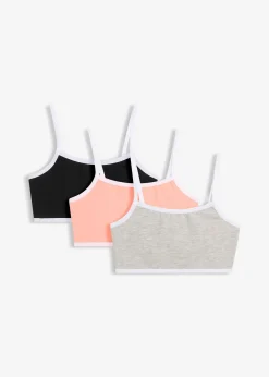Enfant bonprix Vêtements Enfant|Lot De 2 Articles Et Plus|Lot de 3 brassières en coton doux et extensible