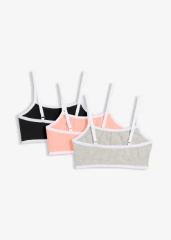 Enfant bonprix Vêtements Enfant|Lot De 2 Articles Et Plus|Lot de 3 brassières en coton doux et extensible