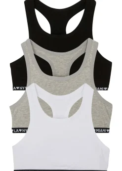 bonprix Lot de 3 brassières en coton doux et extensible|Enfant Vêtements Enfant|Lot De 2 Articles Et Plus