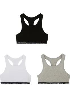 bonprix Lot de 3 brassières en coton doux et extensible|Enfant Vêtements Enfant|Lot De 2 Articles Et Plus