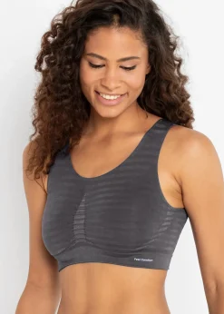 bonprix Lot de 2 brassières sans coutures Feel Comfort|Femme Sans Couture|Basiques