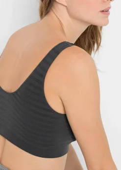 bonprix Lot de 2 brassières sans coutures Feel Comfort|Femme Sans Couture|Basiques