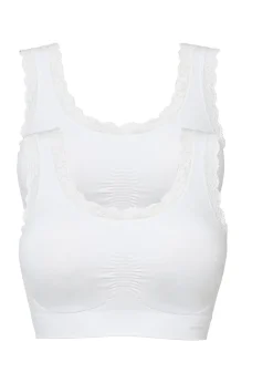 Femme bonprix Sans Couture|Basiques|Lot de 2 brassières sans coutures Feel Comfort